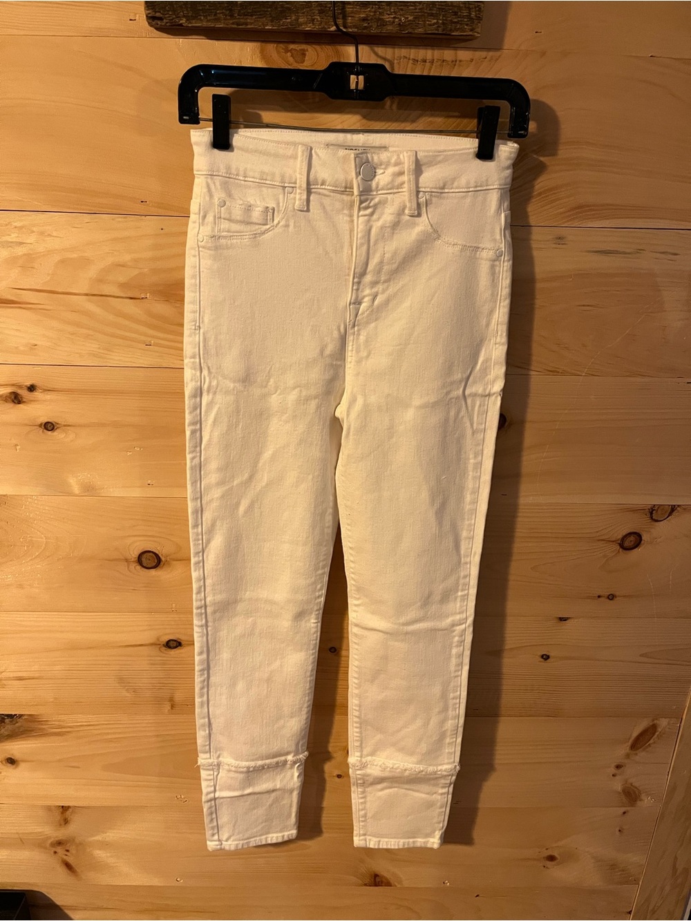 Fidelity Denim White Skinny High-Rise Jeans Size 26 NWOT